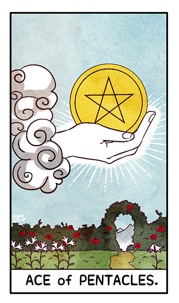 ACE of PENTACLES