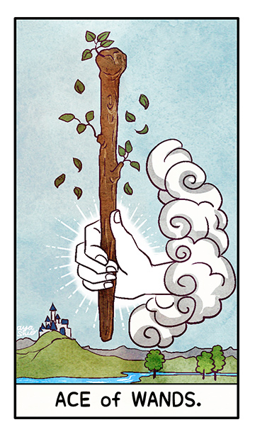 ACE of WANDS